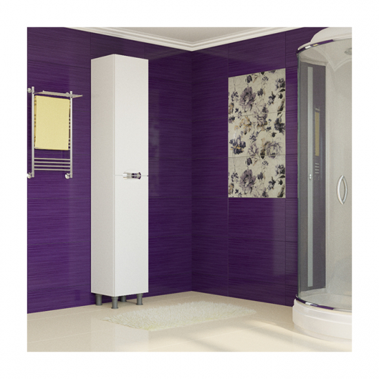 Шкаф-пенал MIXLINE Этьен-36 правый 2 двери, белый 