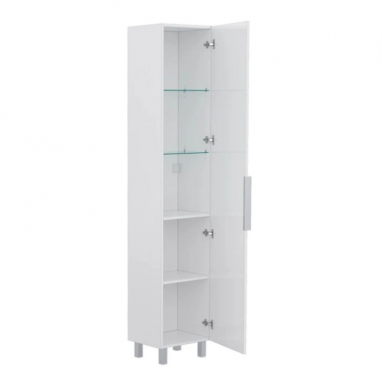 Шкаф-пенал MIXLINE Гранд-40 белый, универсальный