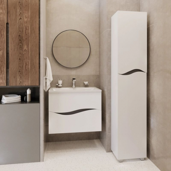 Шкаф-пенал MIXLINE Лайф-40 белый, универсальный