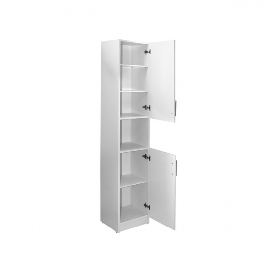 Шкаф-пенал MIXLINE Мираж-35 правый, белый 