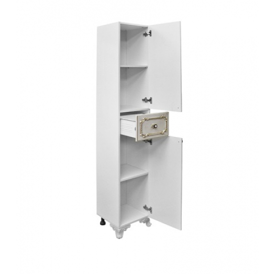 Шкаф-пенал MIXLINE Сальери-35 правый, патина золото 