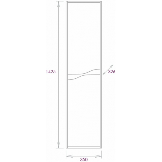Шкаф-пенал ONIKA Брендон 35.10 У