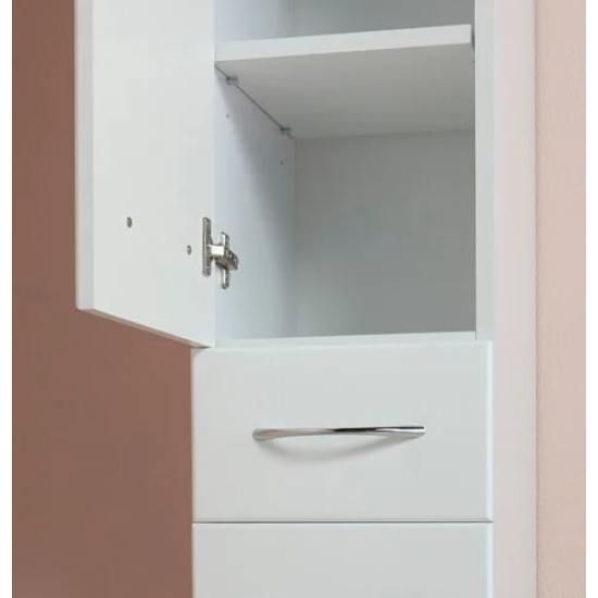 Шкаф-пенал ONIKA Модерн 40.17 L с бельевой корзиной