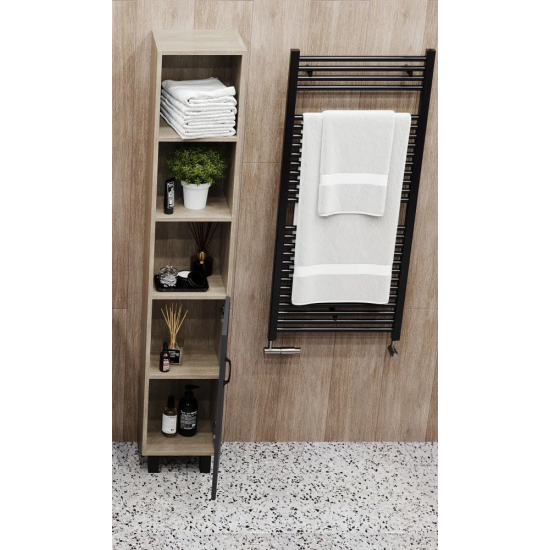 Шкаф-пенал ONIKA Тимбер 30.01 R, серый, дуб сонома