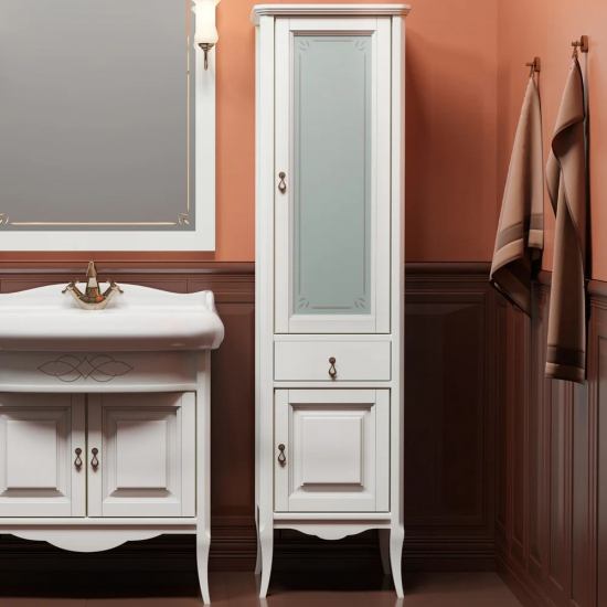 Шкаф-пенал OPADIRIS Лоренцо 45 R белый матовый