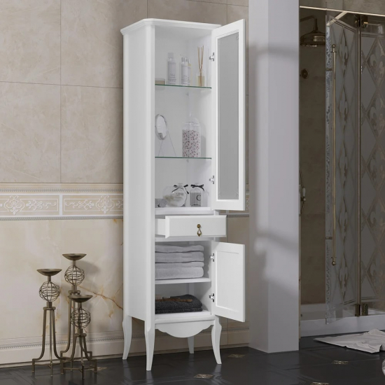 Шкаф-пенал OPADIRIS Лоренцо 45 R белый матовый