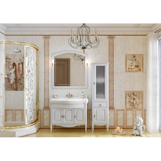 Шкаф-пенал OPADIRIS Лоренцо 45 R белый матовый