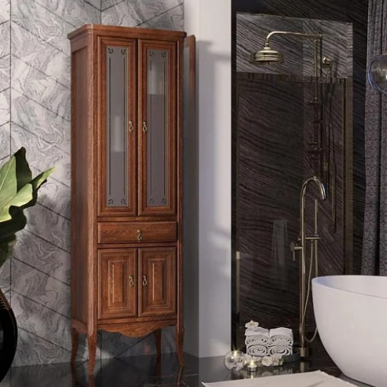 Шкаф-пенал OPADIRIS Лоренцо 56 светлый орех