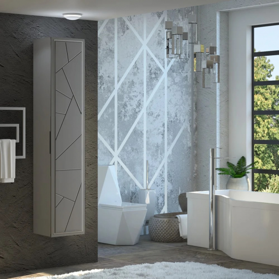 Шкаф-пенал OPADIRIS Луиджи 35 серый