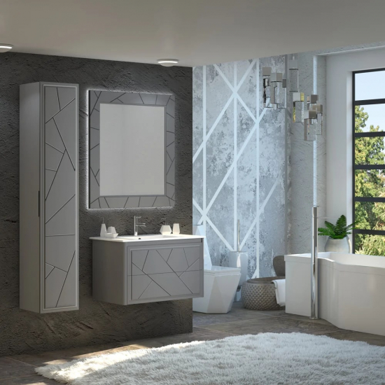 Шкаф-пенал OPADIRIS Луиджи 35 серый