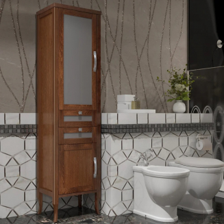 Шкаф-пенал OPADIRIS Мираж 45 L светлый орех