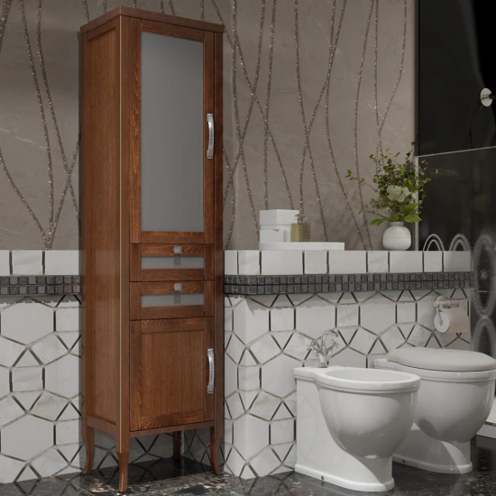 Шкаф-пенал OPADIRIS Мираж 45 L светлый орех