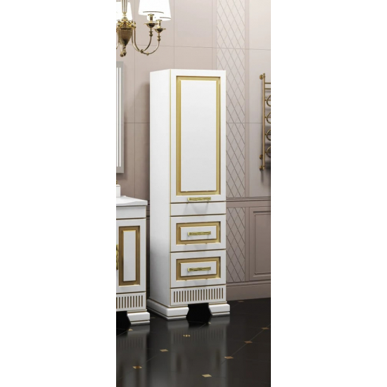 Шкаф-пенал OPADIRIS Оникс R золотая патина