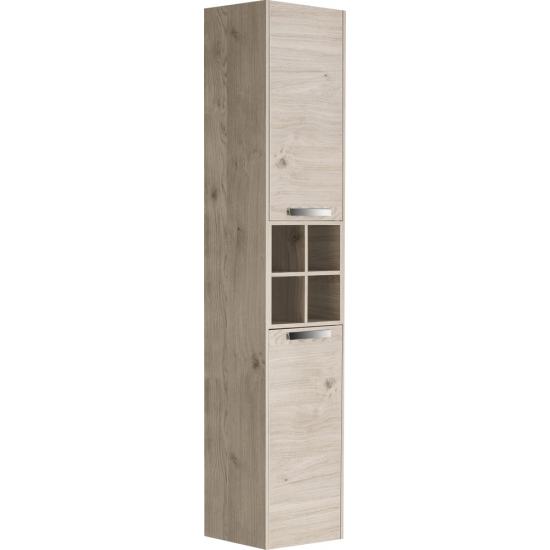 Шкаф-пенал ROCA Lago светлый дуб, универсальный