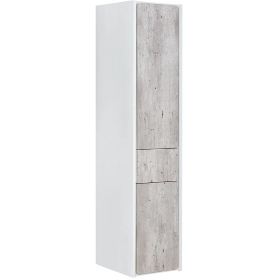 Шкаф-пенал ROCA Ronda R правый, белый, бетон