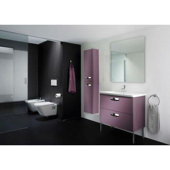 Шкаф-пенал ROCA The Gap L левый, фиолетовый