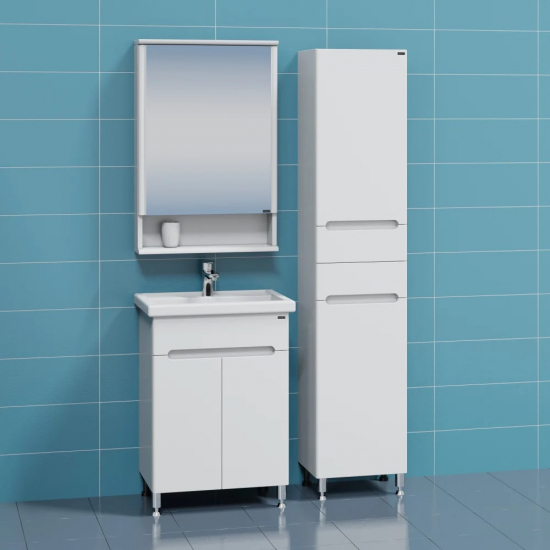 Шкаф-пенал САНТА Лондон 40 напольный