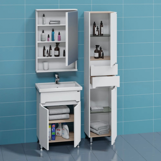 Шкаф-пенал САНТА Лондон 40 напольный