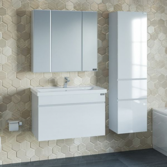 Шкаф-пенал САНТА Марс 40 подвесной, 2 дверцы, 1 ящик