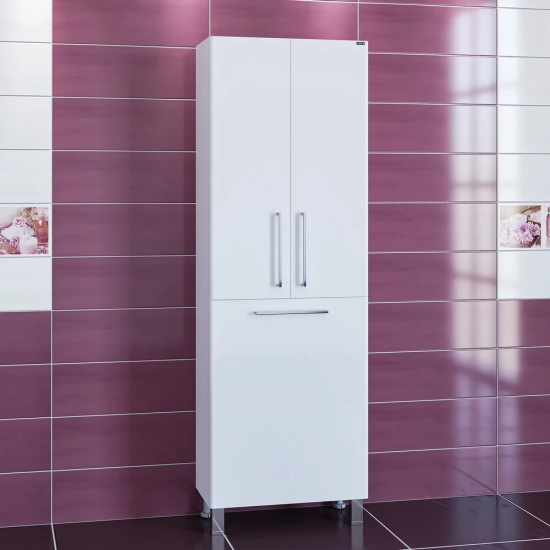 Шкаф-пенал САНТА Вегас 60 универсальный, с бельевой корзиной