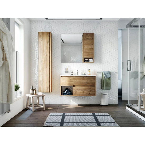 Шкаф-пенал STWORKI Карлстад 30 дуб рустикальный