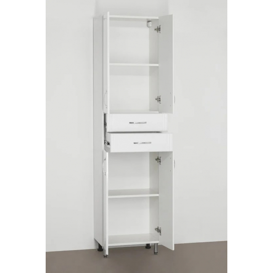 Шкаф-пенал STYLE LINE Эко Стандарт 48, 2 ящика, белый