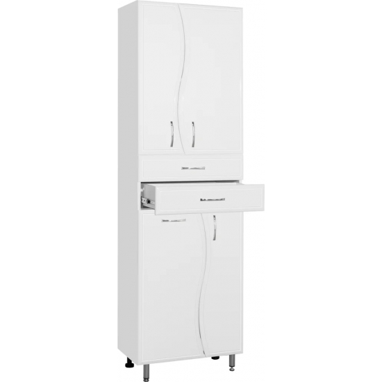 Шкаф-пенал STYLE LINE Эко Волна 70 с бельевой корзиной