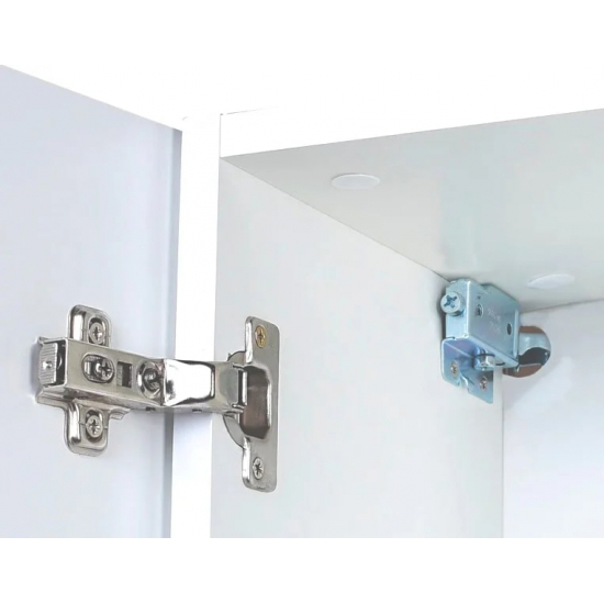 Шкаф-пенал STYLE LINE Каре Люкс Plus 30 с бельевой корзиной, белый, L