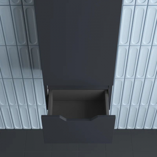 Шкаф-пенал STYLE LINE Остин 36 Plus подвесной, графит