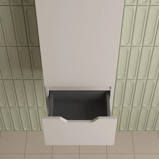 Шкаф-пенал STYLE LINE Остин 36 Plus подвесной, крем