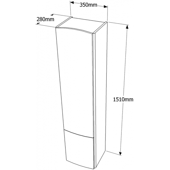 Шкаф-пенал VIGO Cosmo 35