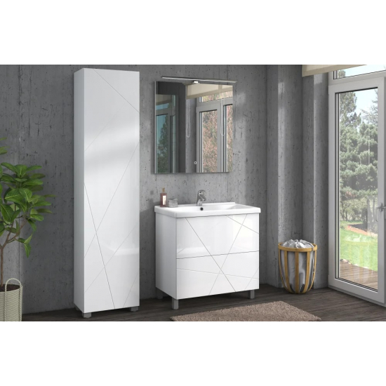 Шкаф-пенал VIGO Geometry 45 белый