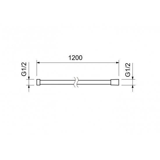 Шланг для душа AQUATEK AQ2103BG нержавейка 120 см, золото шлифованное