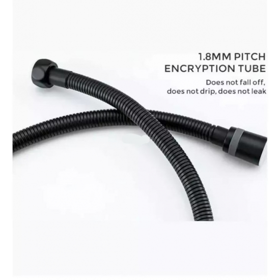 Шланг для душа GAPPO G45-3 чёрный, усиленный, длина 150 см