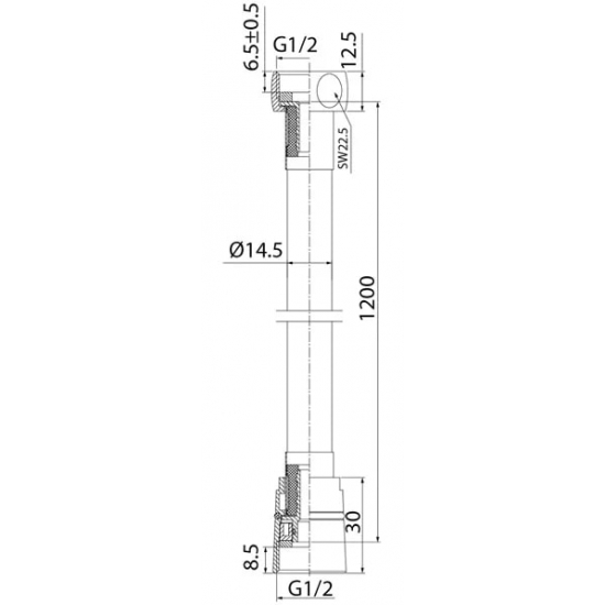 Шланг для душа IDDIS A50711 1.2 длина 120 см