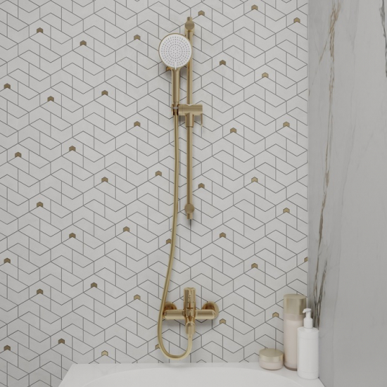 Шланг для душа IDDIS Optima Home 04P15MGi19 длина 150 см, золото матовое