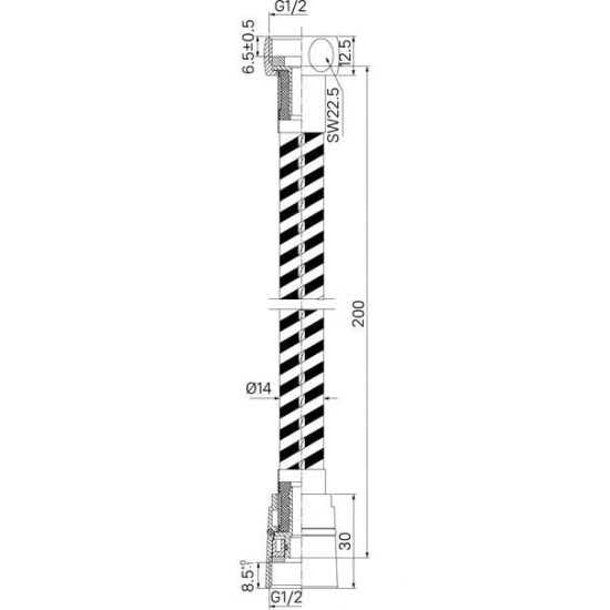 Шланг для душа IDDIS Optima Home OPH20SLi19 длина 200 см, серебряный