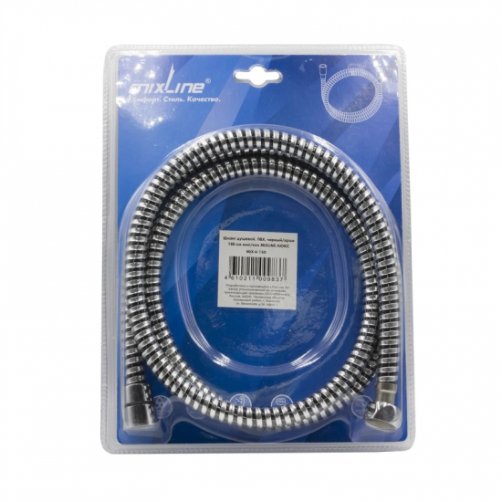 Шланг для душа MIXLINE Люкс MIX-6-150 ПВХ, длина 150 см, в блистере