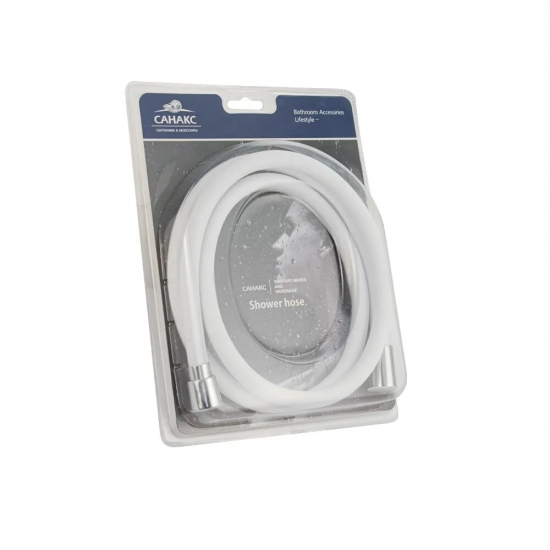 Шланг для душа САНАКС 3799 ПВХ, длина 150 см, матовый белый