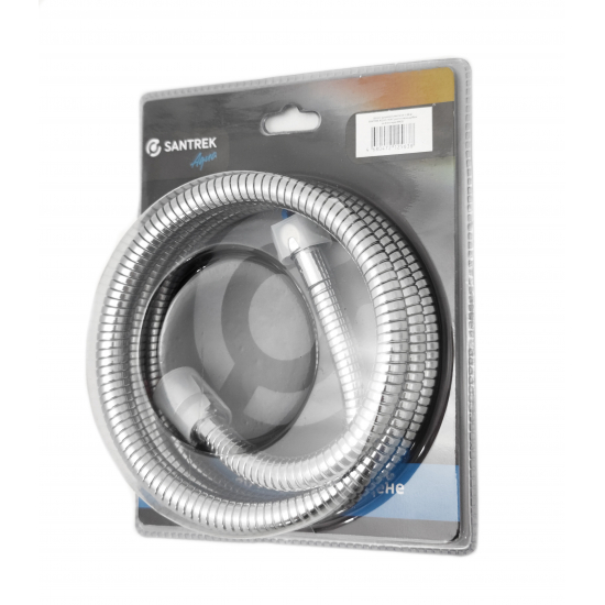 Шланг для душа SANTREK AQUA Люкс 8805 растягивающийся, длина 150 см, в блистере