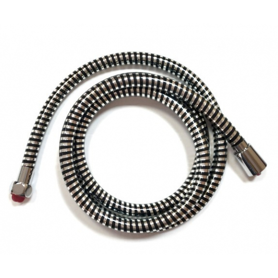 Шланг для душа SANTREK AQUA SB-05-150 вставка-чёрная, ПВХ, длина 150 см