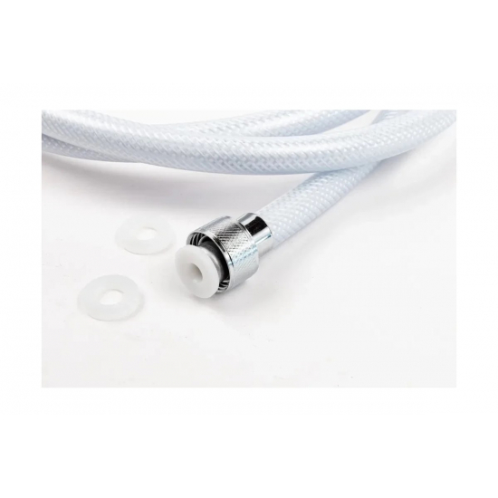 Шланг для душа TURBOFLEX ПВХ белый, длина 150 см 
