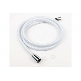 Шланг для душа TURBOFLEX ПВХ белый, длина 175 см