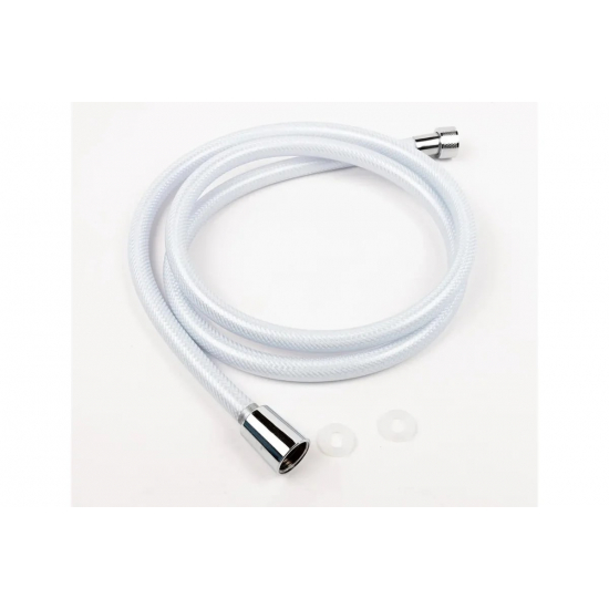 Шланг для душа TURBOFLEX ПВХ белый, длина 175 см