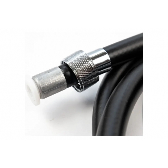 Шланг для душа TURBOFLEX ПВХ чёрный, длина 150 см