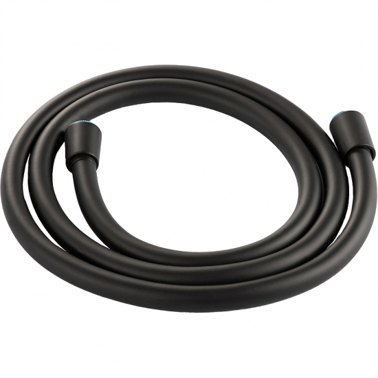 Шланг для душа WASSERKRAFT Abens 2000 A241 ПВХ, длина 120 см, чёрный матовый