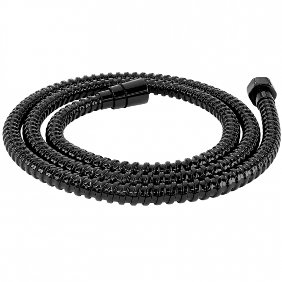 Шланг для душа WASSERKRAFT Glan 6600 A196 длина 150 см, чёрный глянцевый