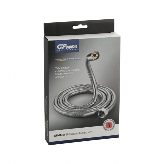 Шланг вытяжной для смесителя GFMARK 00228 нержавейка, наружная резьба, длина 150 см