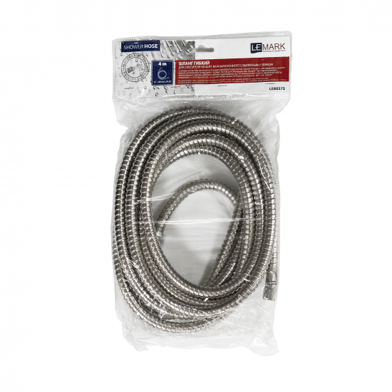 Шланг вытяжной для смесителя LEMARK LE8057S нержавейка, внутренняя резьба, длина 400 см