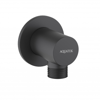 Шланговое подключение AQUATEK AQ2456MB матовый чёрный